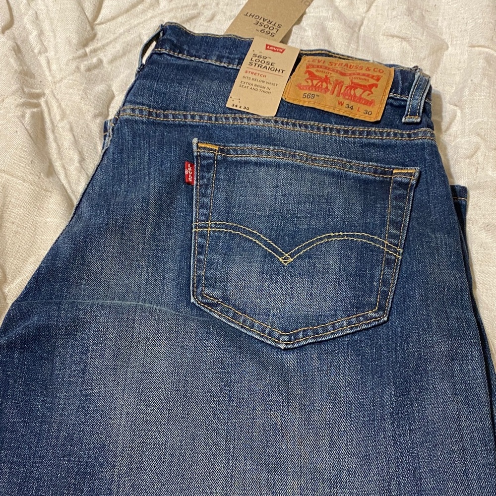Levi's Men's Classic Indigo Straight Jeans